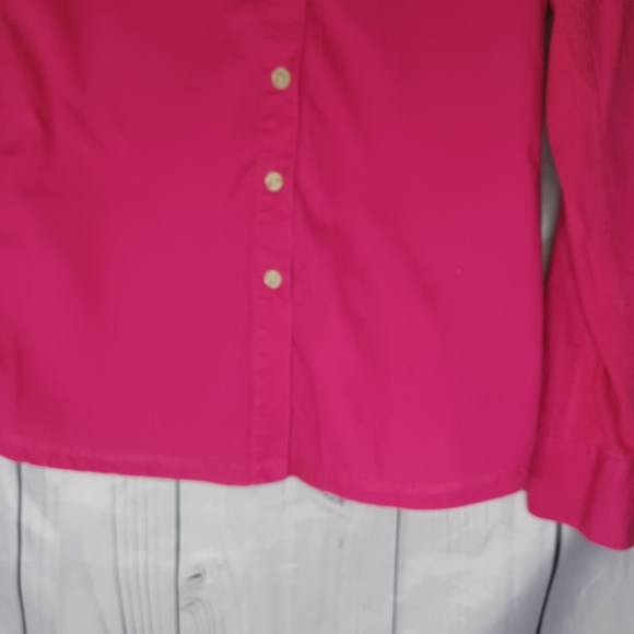 Converse One Star Bright Pink Button-Up Shirt - Picture 4 of 14